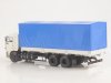 Масштабная модель КАМАЗ-65117 бортовой с тентом, белый с синим 1:43 Start Scale Models SSM1657 ракурс 6