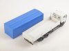 Масштабная модель КАМАЗ-65117 бортовой с тентом, белый с синим 1:43 Start Scale Models SSM1657 ракурс 3