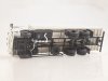 Масштабная модель КАМАЗ-65117 бортовой с тентом, белый с синим 1:43 Start Scale Models SSM1657 ракурс 7