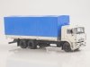 Масштабная модель КАМАЗ-65117 бортовой с тентом, белый с синим 1:43 Start Scale Models SSM1657 ракурс 5