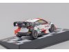 Масштабная модель Toyota GR Yaris #69 Ралли Хорватии 2022 красный с белым 1:43 Altaya M1075-07 ракурс 2