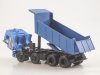 Масштабная модель KAMAZ-6540 самосвал синий с графикой 1:43 Start Scale Models SSM1664 ракурс 3