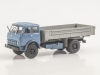 Масштабная модель МАЗ-500А бортовой синий с серым 1:43 Автоистория 104509