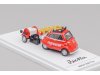 Масштабная модель BMW Isetta пожарный с лестницей и прицепом красный 1:64 Almost Real 630302001 ракурс 2