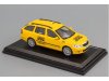 Масштабная модель Skoda Octavia II FL Combi 2008 AAA Taxi, такси желтый 1:43 Abrex 013XD01 ракурс 3