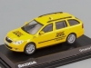 Масштабная модель Skoda Octavia II FL Combi 2008 AAA Taxi, такси желтый 1:43 Abrex 013XD01
