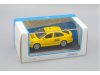 Масштабная модель Skoda Octavia II FL 2008 AAA Taxi, такси желтый 1:43 Abrex 012XD01 ракурс 3
