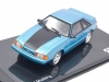 Масштабная модель Ford Mustang 5.0 (1993) из серии Fast &amp; Furious (из к/ф Форсаж) синий с черным 1:43 Altaya M4069-58
