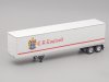 Масштабная модель Полуприцеп C. R. England, белый 1:43 Altaya CAMBUS005 ракурс 2