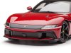 Масштабная модель Ferrari 12cilindri 2024 Rosso Corsa, (с витриной) красный 1:18 Polistil 18FE02010-HC ракурс 14