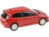 Масштабная модель Honda Civic TYPE-R EP3 леворульный (2001), красный 1:64 Paragon PA-55343 ракурс 2