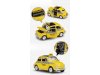 Масштабная модель FIAT Nuova 500 Такси жёлтый 1:24 Welly 22515T ракурс 3