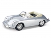 Масштабная модель Porsche 356 B кабриолет (1958), серебристый 1:24 Welly 29390W-SILVER