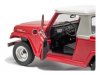 Масштабная модель Jeep Jeepster Commando Station Wagon (1967), красный 1:24 Welly 24117RED ракурс 3