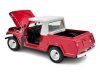 Масштабная модель Jeep Jeepster Commando Station Wagon (1967), красный 1:24 Welly 24117RED ракурс 4
