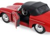 Масштабная модель Porsche 356 A Speedster, красный 1:24 Welly 24106H-RED ракурс 2