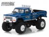 Масштабная модель Ford F-250 Monster Truck Bigfoot #1 1979 синий 1:64 GreenLight 29934