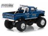 Масштабная модель Ford F-250 Monster Truck Bigfoot #1 1979 синий 1:64 GreenLight 29934 ракурс 2