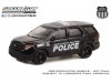Масштабная модель Ford Utility Police Interceptor Railroad (2015), Полиция Чёрный 1:64 GreenLight 30386