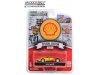 Масштабная модель Ford GT #18 Shell Oil (2019), жёлтый/красный 1:64 GreenLight 41125E ракурс 2