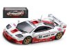 Масштабная модель McLaren F-1 GTR 6.1l V12 Команда West Competition #49 24 часа Ле-Мана 1995 John Nielsen, Thomas Bscher, Jochen Mass, белый с красным 1:43 Spark S6673 ракурс 2