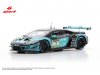 Масштабная модель Lamborghini Huracan GT3 EVO II Команда Konrad Motorsport #7 24 часа Нюрбургринга 2025 Danny Soufi, Maximilian Paul, Peter Elkmann, Pavel Lefterov, голубой с черным 1:43 Spark SG1001 ракурс 3