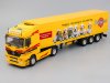 Масштабная модель Mercedes-Benz Actros MK I 1996 седельный тягач с полуприцепом-рефрижератором Pedigree желтый 1:43 Altaya ALSR96