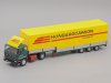 Масштабная модель Raba S22 седельный тягач с полуприцепом Hungarocamion 1980 зеленый с желтым 1:43 Altaya 717095