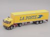 Масштабная модель Renault G340 седельный тягач с полуприцепом La Poste 1980 (почта) желтый 1:43 Altaya 702156