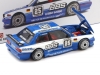 Масштабная модель BMW M3 (E30) Kaido Touring Chapm V1 1989 синий с белым 1:64 Mini GT MGTKHMG223