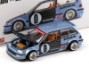 Масштабная модель Honda Civic (EF) Kaido Roulette V1 голубой с чёрным 1:64 Mini GT KHMG179