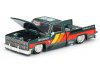 Масштабная модель Chevrolet Silverado пикап Kaido Work зелёный с графикой 1:64 Mini GT KHMG226