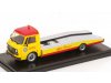 Масштабная модель Alfa Romeo A12 (f12) эвакуатор (1977) жёлтый с красным 1:43 Mitica 430084-D