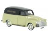 Масштабная модель Chevrolet фургон Speciality Foods (1950) жёлтый с чёрным 1:87 Oxford 87CV50004 ракурс 4