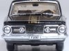 Масштабная модель Plymouth Barracuda (1965) чёрный с золотистым 1:87 Oxford 87PB65004 ракурс 2