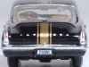 Масштабная модель Plymouth Barracuda (1965) чёрный с золотистым 1:87 Oxford 87PB65004 ракурс 5