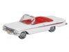 Масштабная модель Chevrolet Impala (1961) белый с красным 1:87 Oxford 87CI61003