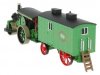 Масштабная модель Aveling &amp; Porter паровой дорожный каток, Fred Dibnah 1:76 Oxford 76APR004 ракурс 3