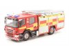 Масштабная модель Scania CP28 автоцистерна с лестницей, служба спасения Южного Уэльса, Пожарный 1:76 Oxford 76SFE012