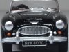 Масштабная модель Austin Healey 3000 (1959) чёрный с красным 1:76 Oxford 76AH3006 ракурс 2
