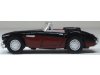 Масштабная модель Austin Healey 3000 (1959) чёрный с красным 1:76 Oxford 76AH3006 ракурс 3