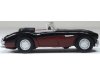 Масштабная модель Austin Healey 3000 (1959) чёрный с красным 1:76 Oxford 76AH3006 ракурс 4
