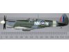 Масштабная модель Supermarine Spitfire Mk.IXe 310-я (чехословацкая) эскадрилья Королевских ВВС Великобритании, Мэнстон (1972) 1:72 Oxford AC123 ракурс 6