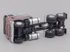 Масштабная модель Ford CLT 9000 (1978) седельный тягач серый с красным 1:87 Brekina 85856 ракурс 3