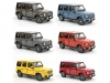 Масштабная модель Mercedes-Benz G-class 4x4 (W465) W463 2024 (синий) Vintage Blue 1:18 Norev 183034 ракурс 6