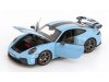 Масштабная модель Porsche 911 GT3 Weissach Pack (992.2) 2025 (голубой) Gulf Blue 1:18 Norev 187000 ракурс 4