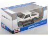 Масштабная модель Toyota Sprinter Trueno (AE86) белый с черным 1:24 Maisto 32916W ракурс 3