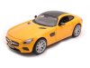 Масштабная модель Mercedes-Benz AMG GT (C190) 2014 желтый с черным 1:24 Maisto 31134Y