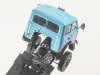 Масштабная модель МАЗ-504А с полуприцепом МАЗ-5205 бортовой с тентом, голубой с синим 1:43 Автоистория 104530 ракурс 7