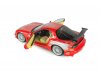 Масштабная модель Mazda RX-7 FD3RS (1999) Доминика Торетто из фильма Форсаж, красный 1:18 Solido S1810610A ракурс 3
